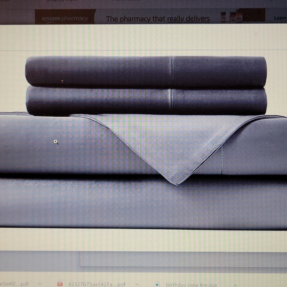 Hotel Sheets Direct 100% bamboo 4 pc sheet pillowcase set King Dark Gray New…